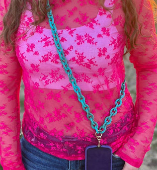 Phone crossbody chain Sterling Kreek Attached At The Hip Chain: O/S