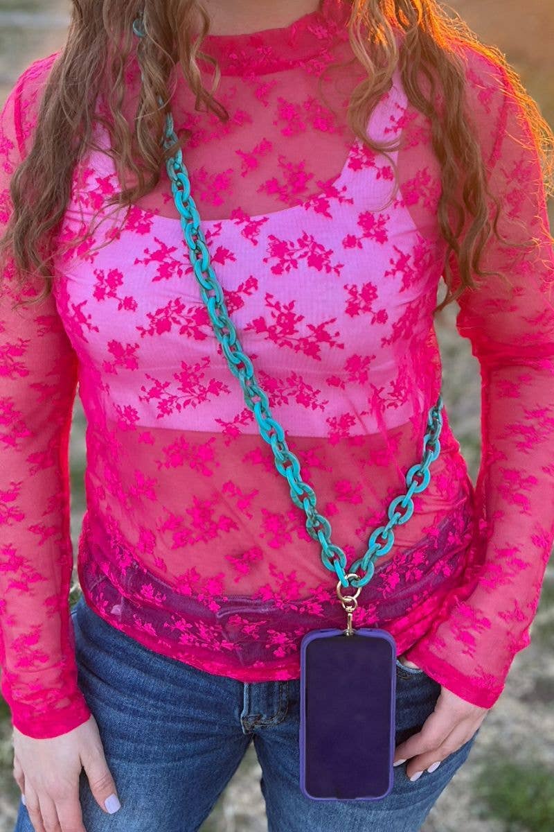 Phone crossbody chain Sterling Kreek Attached At The Hip Chain: O/S