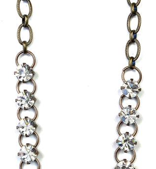 Chasity - Bold Rhinestone Chain / Crystal