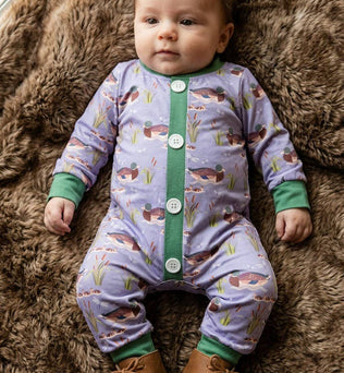Mallard duck romper