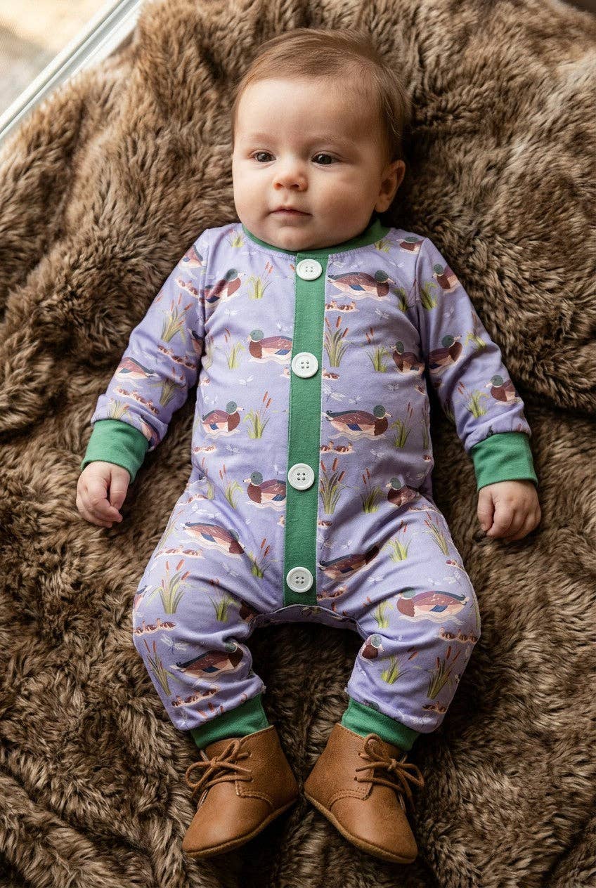 Mallard duck romper