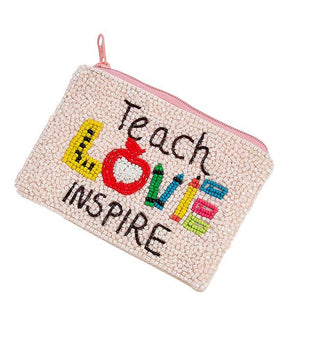 Teacher Coin Bag, 3 Assorted