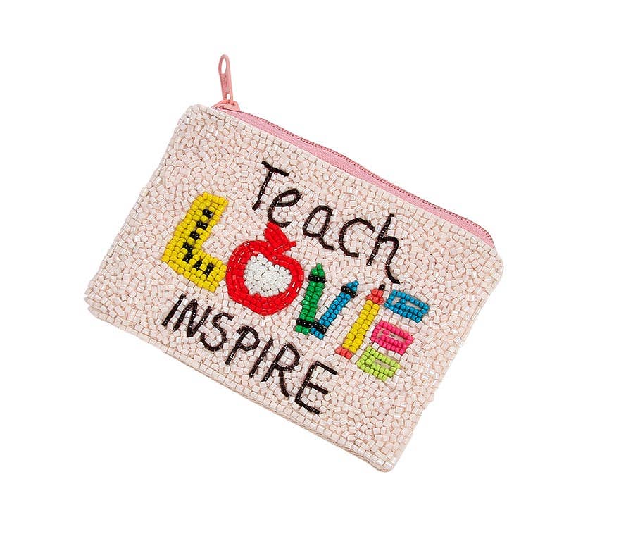 Teacher Coin Bag, 3 Assorted