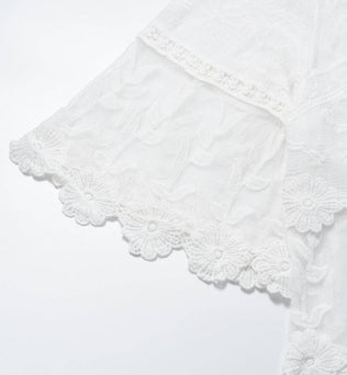 Flora - Bell Sleeve Pullover -one size