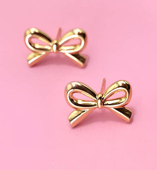 BOW STUD EARRINGS