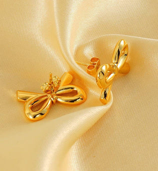 BOW STUD EARRINGS