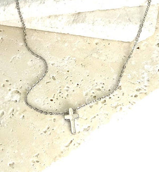 MINI CROSS NECKLACE