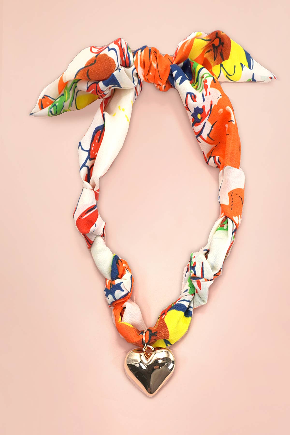 Charlie - HANDMADE SCARF CHARM NECKLACE