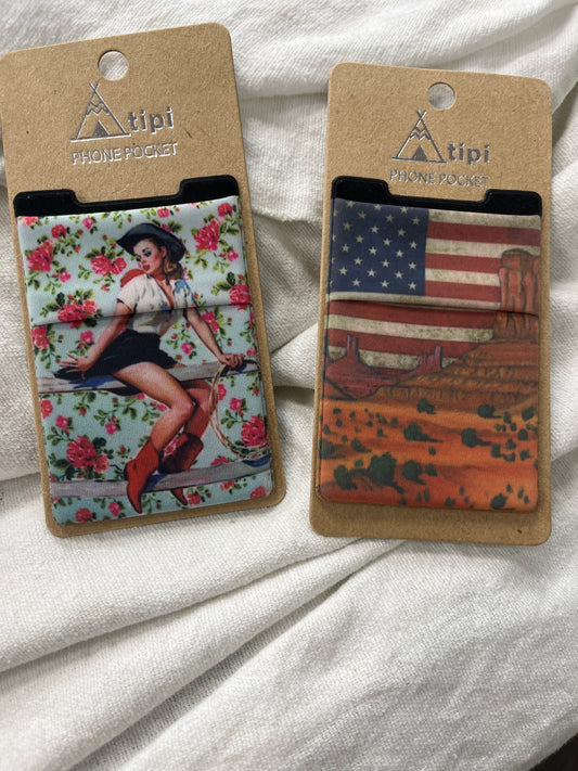 Retro phone pockets