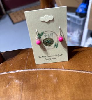 Tiny dangle earrings