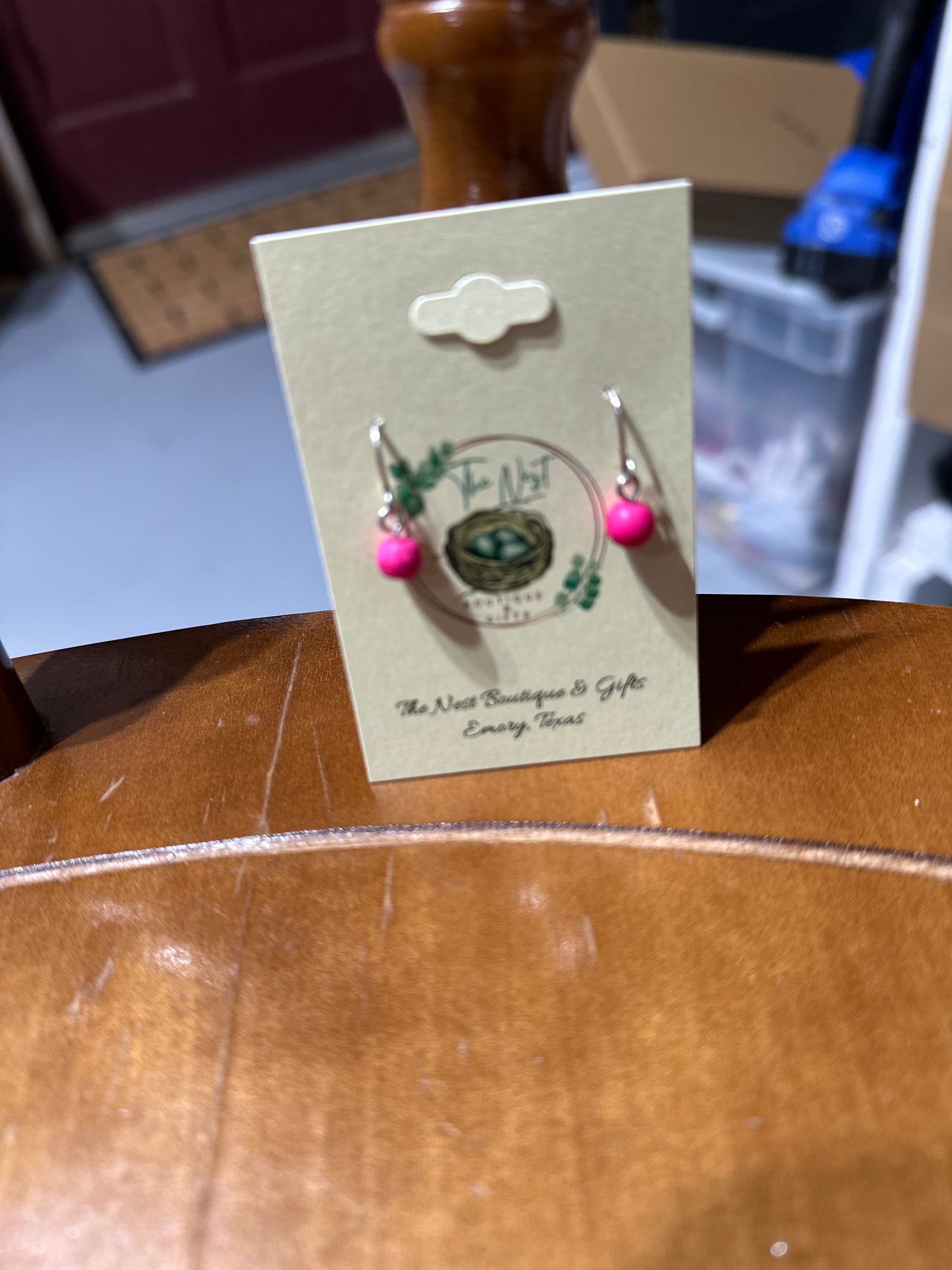 Tiny dangle earrings