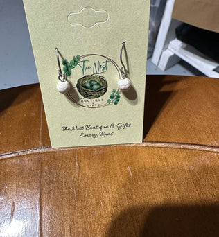 Tiny dangle earrings