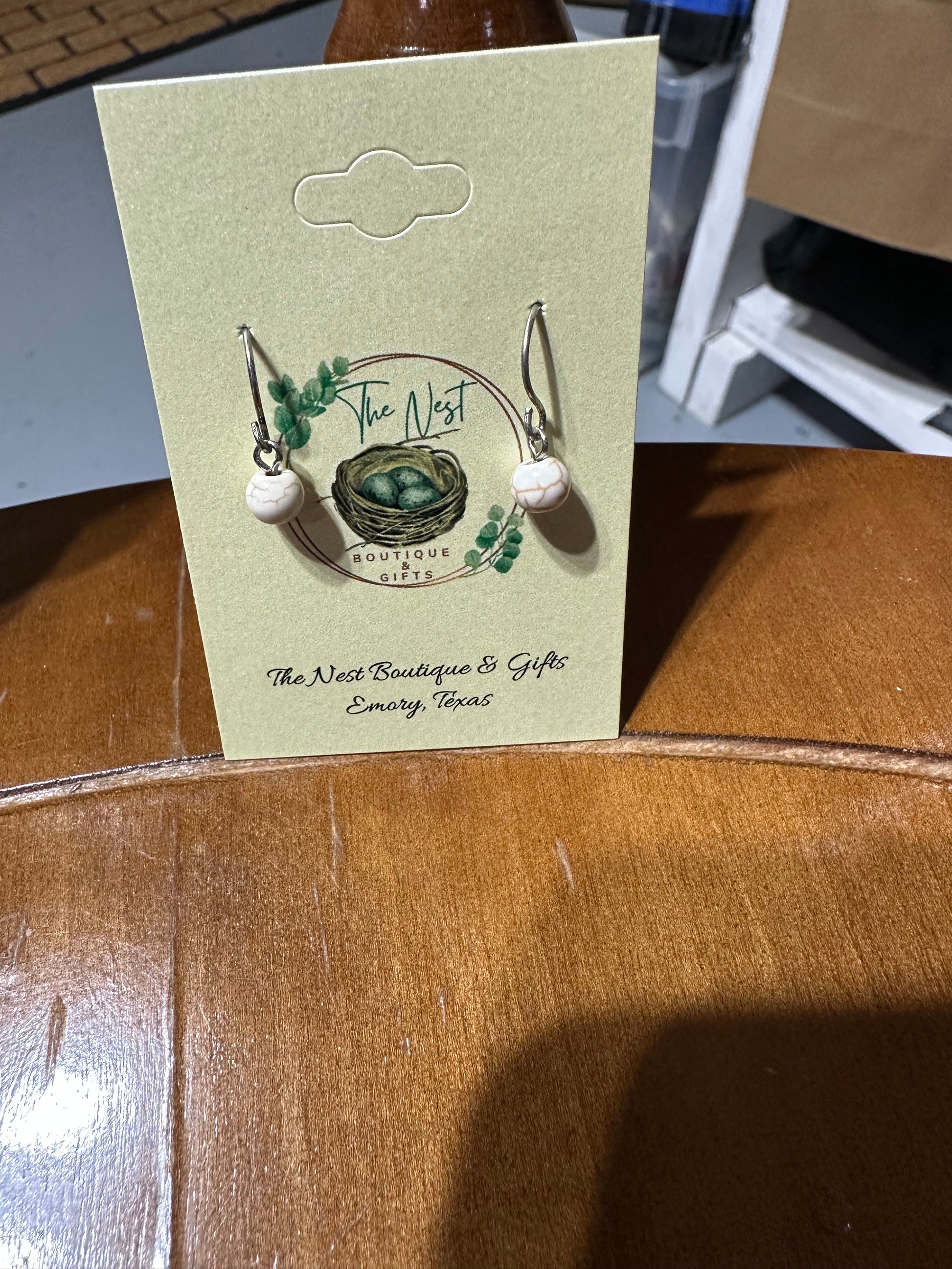 Tiny dangle earrings