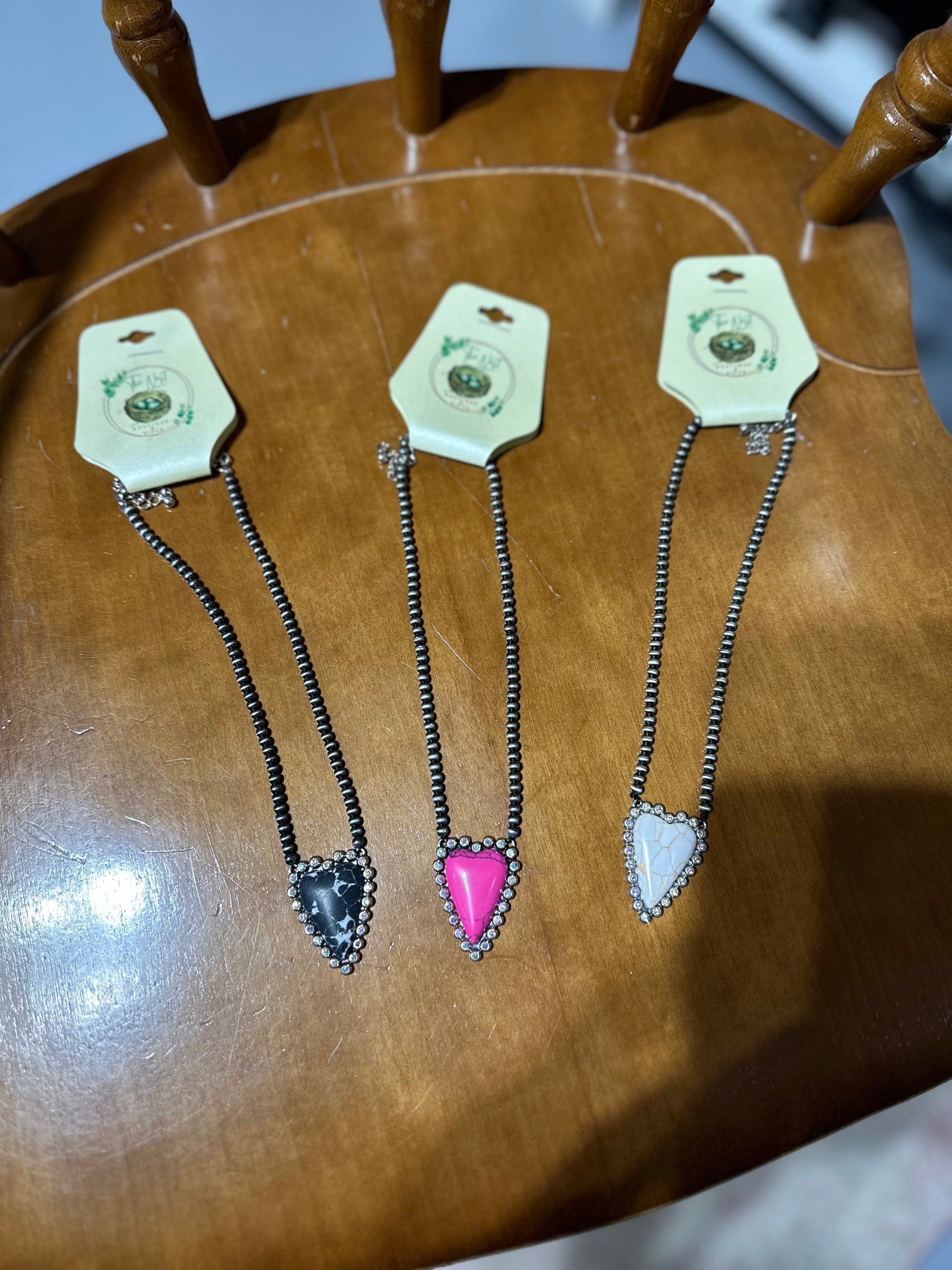Amor heart pendant necklace