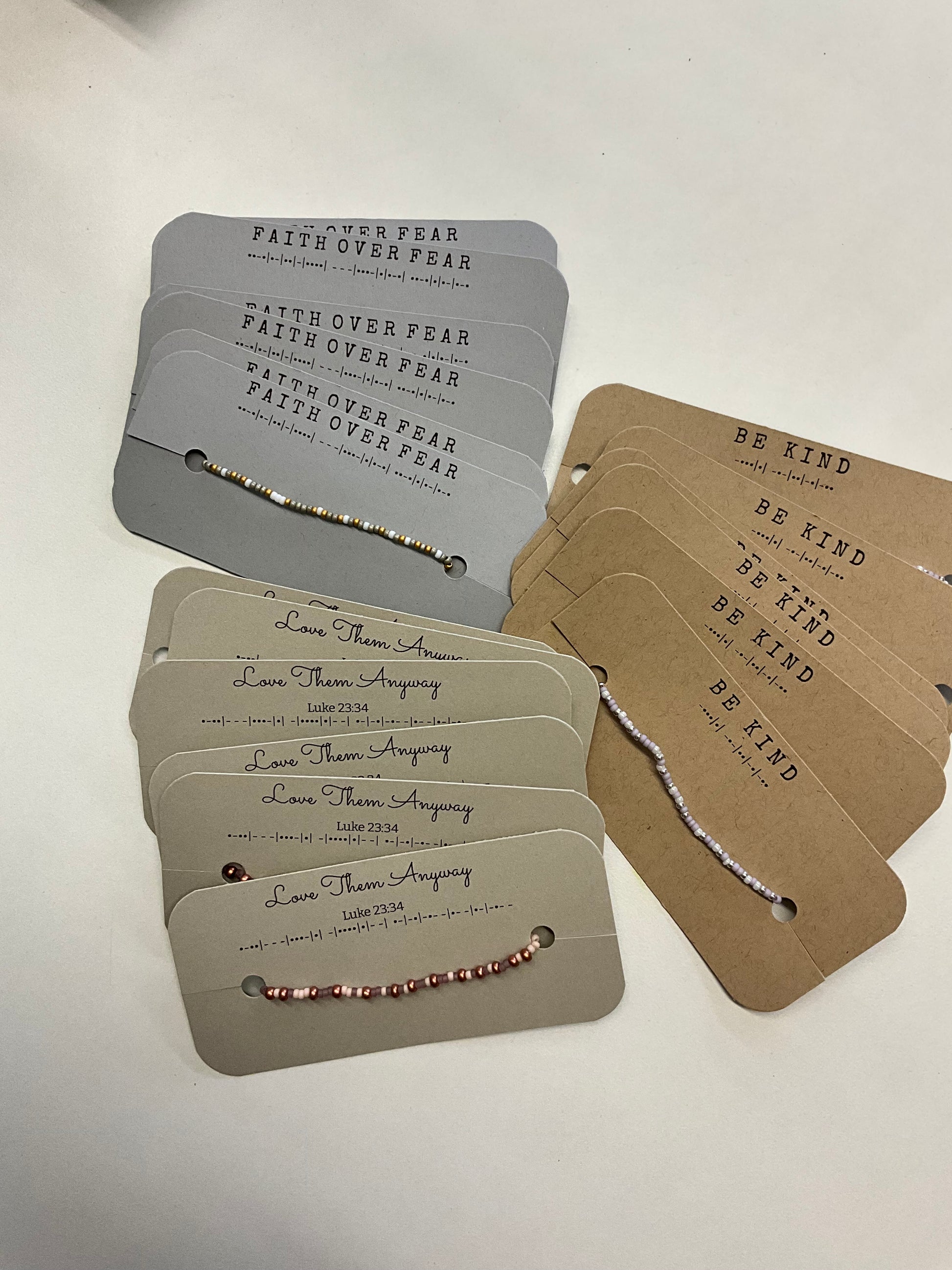 Dainty Morse Code Bracelets