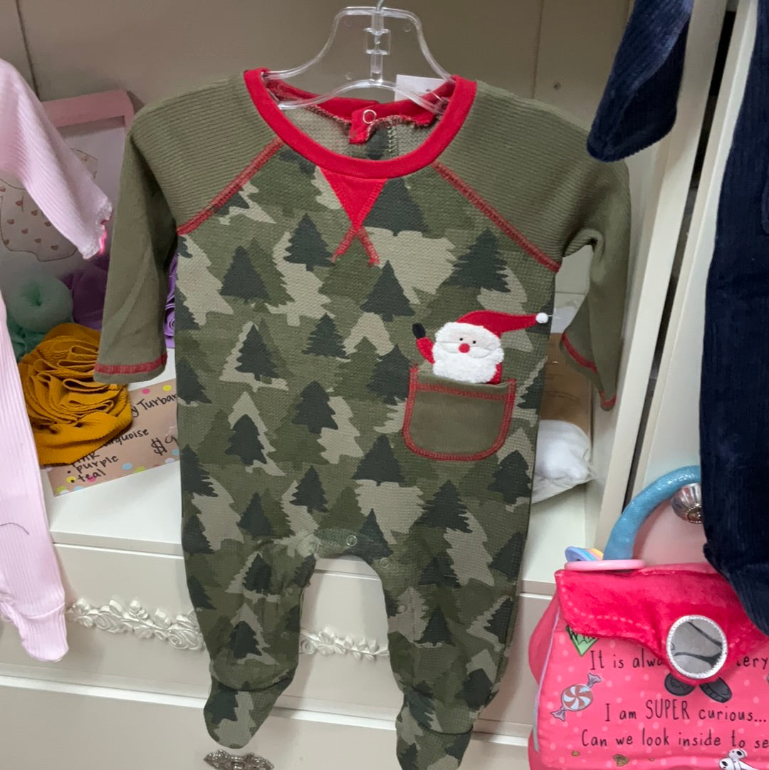 Camo Christmas Sleeper Baby