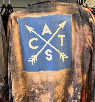 Vintage flannel tops