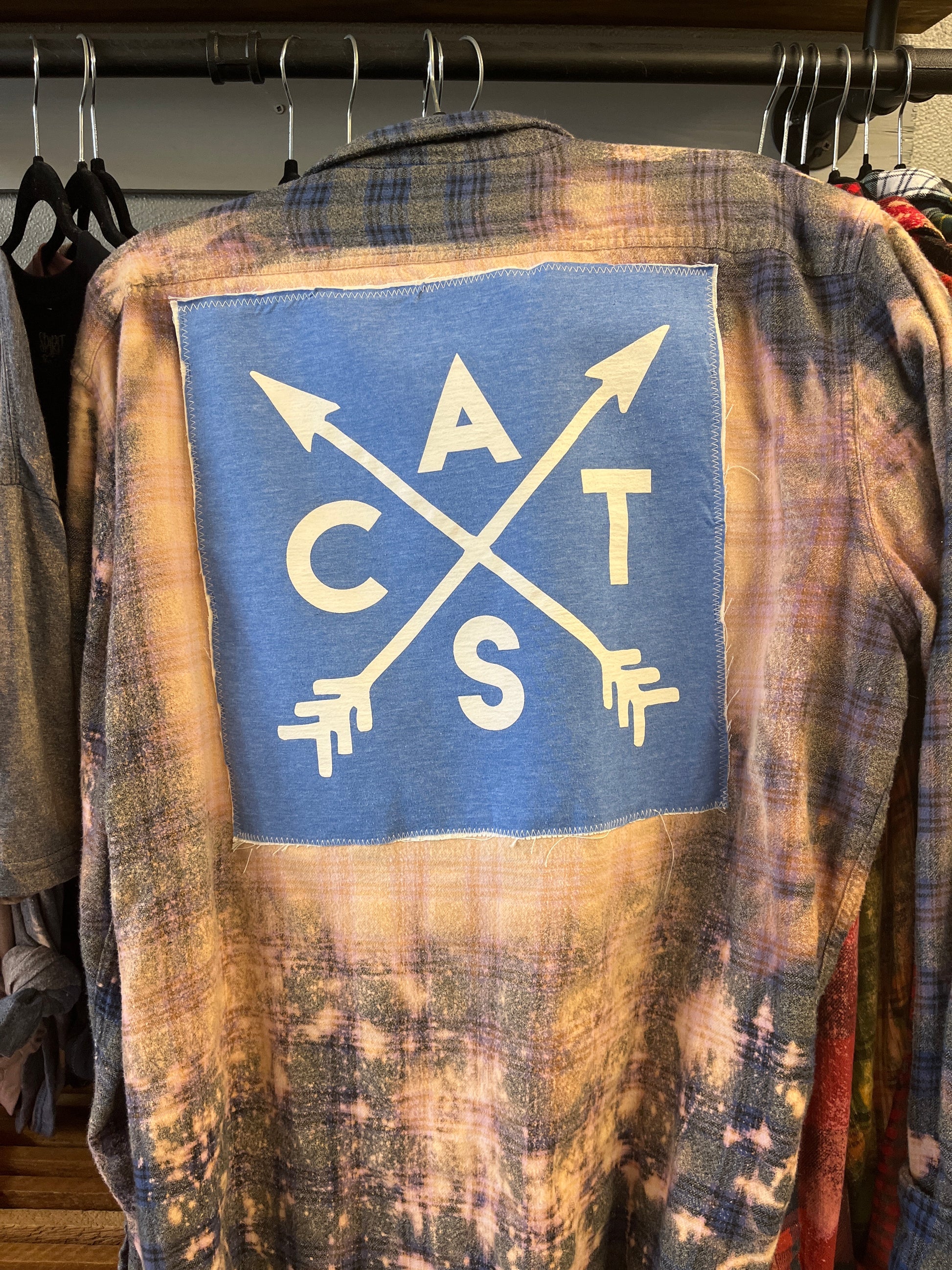 Vintage flannel tops