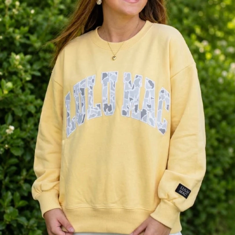 Lulu yellow sweatshirt