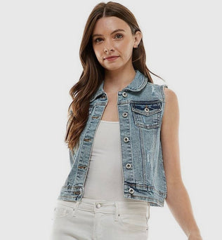 Denim vest