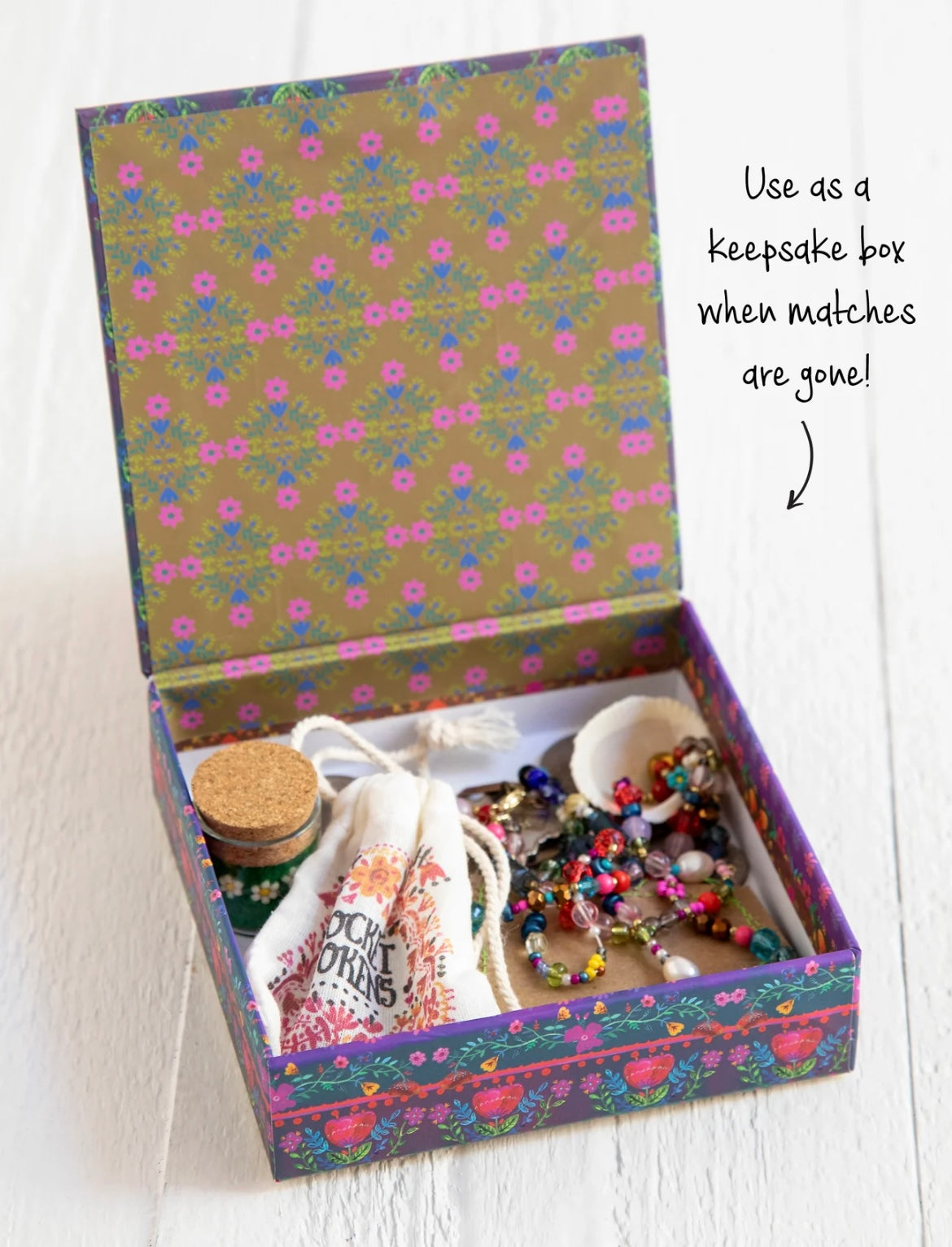 Matches 4in decorative box