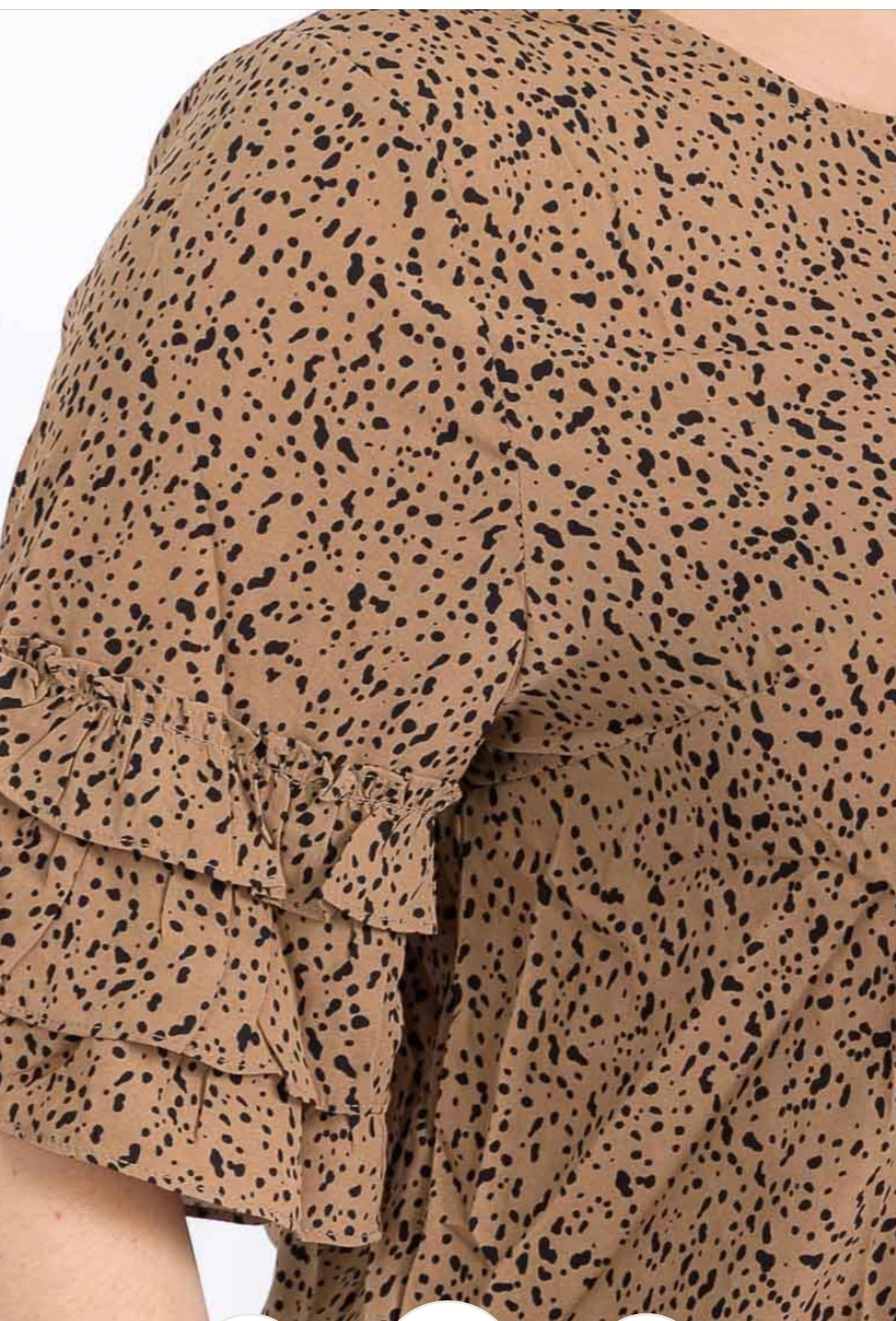 Temptress - Plus Size Animal Print Top