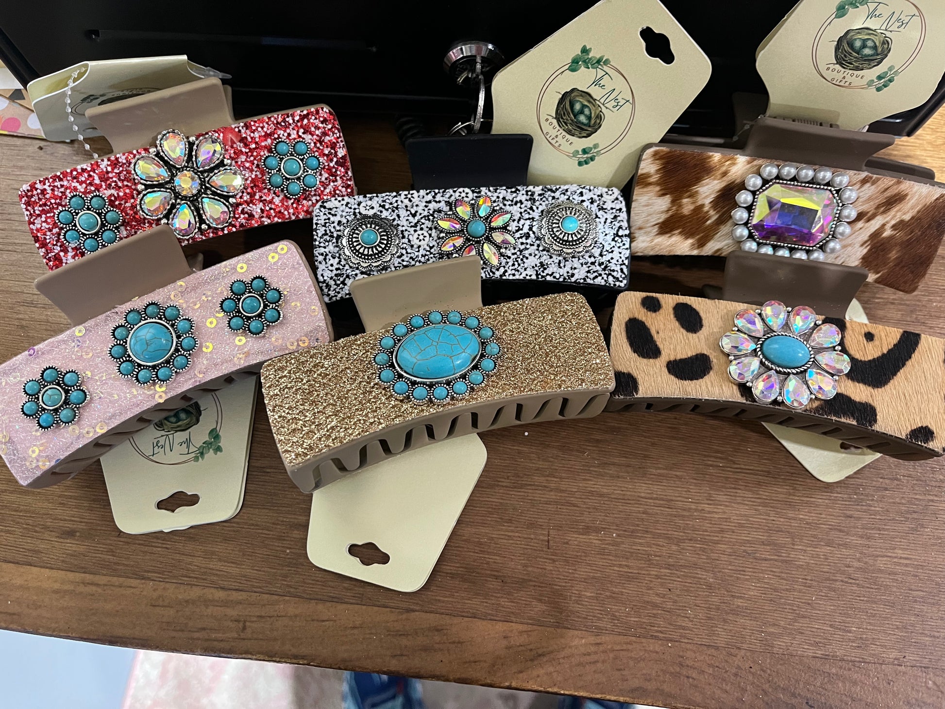 Home on the Range hair clip