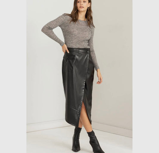 Leather skirt
