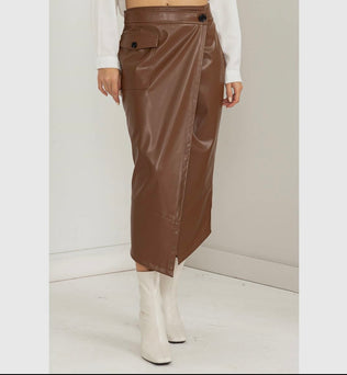 Leather skirt
