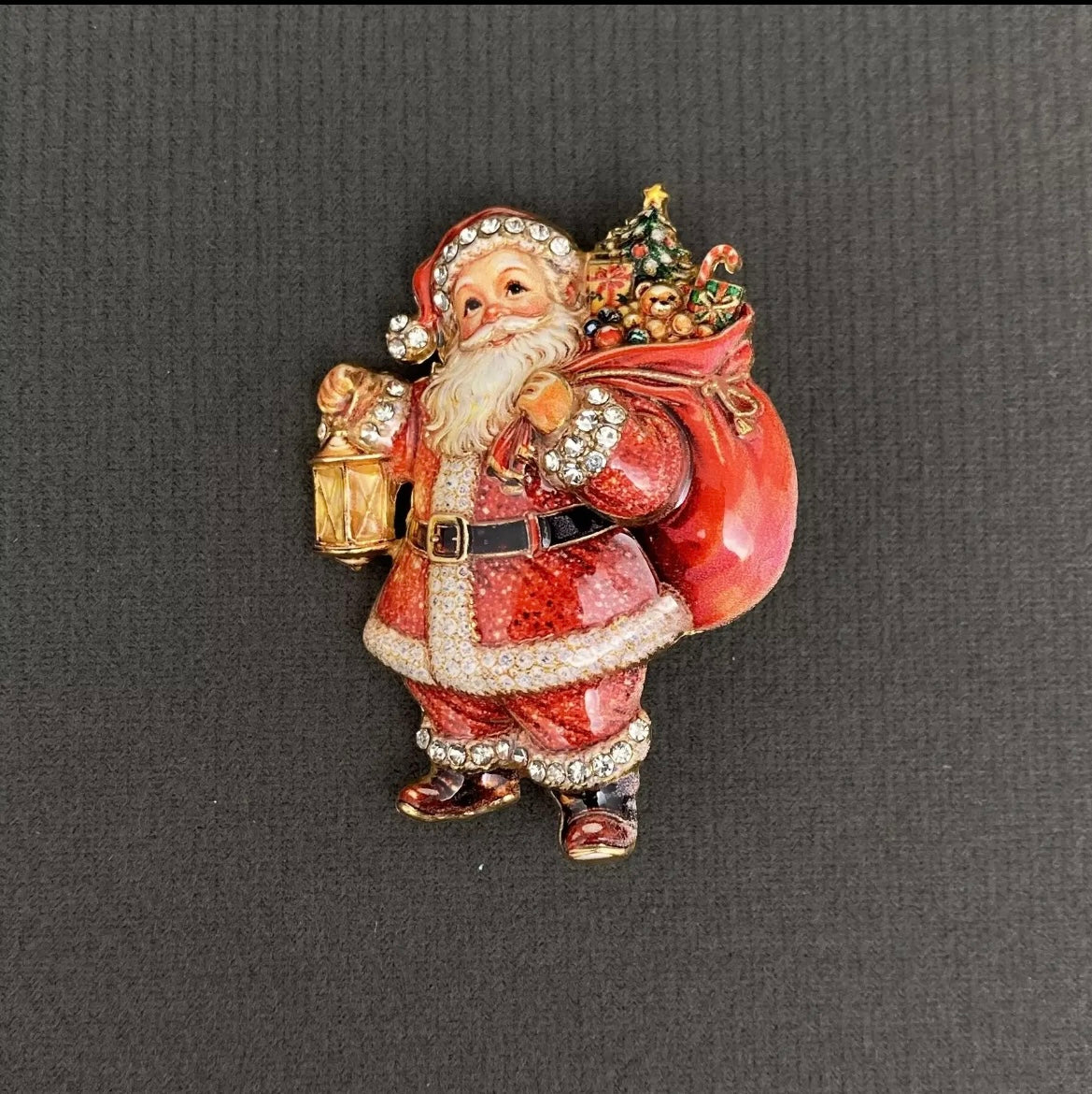 Santa brooch