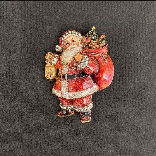 Santa brooch