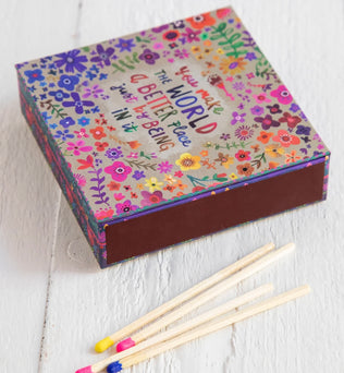 Matches 4in decorative box