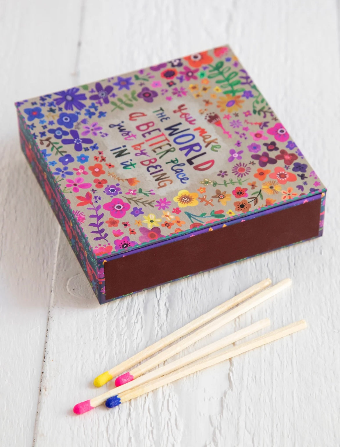 Matches 4in decorative box