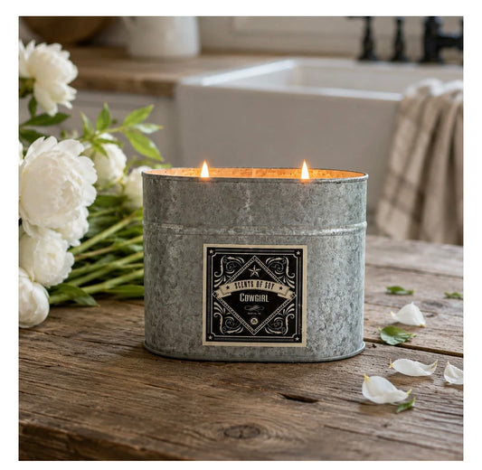 Scents of Soy Galvanized Candle