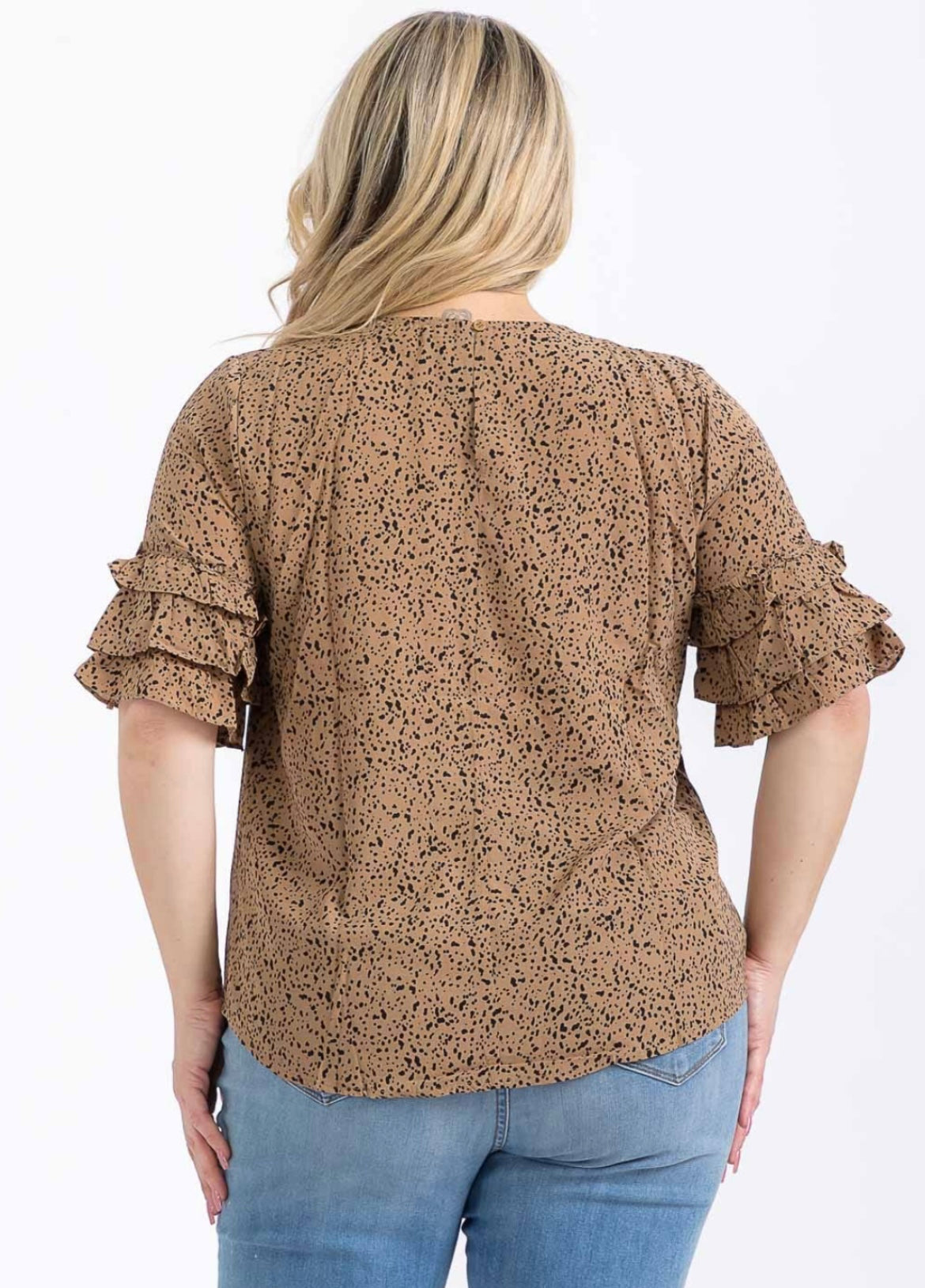 Temptress - Plus Size Animal Print Top
