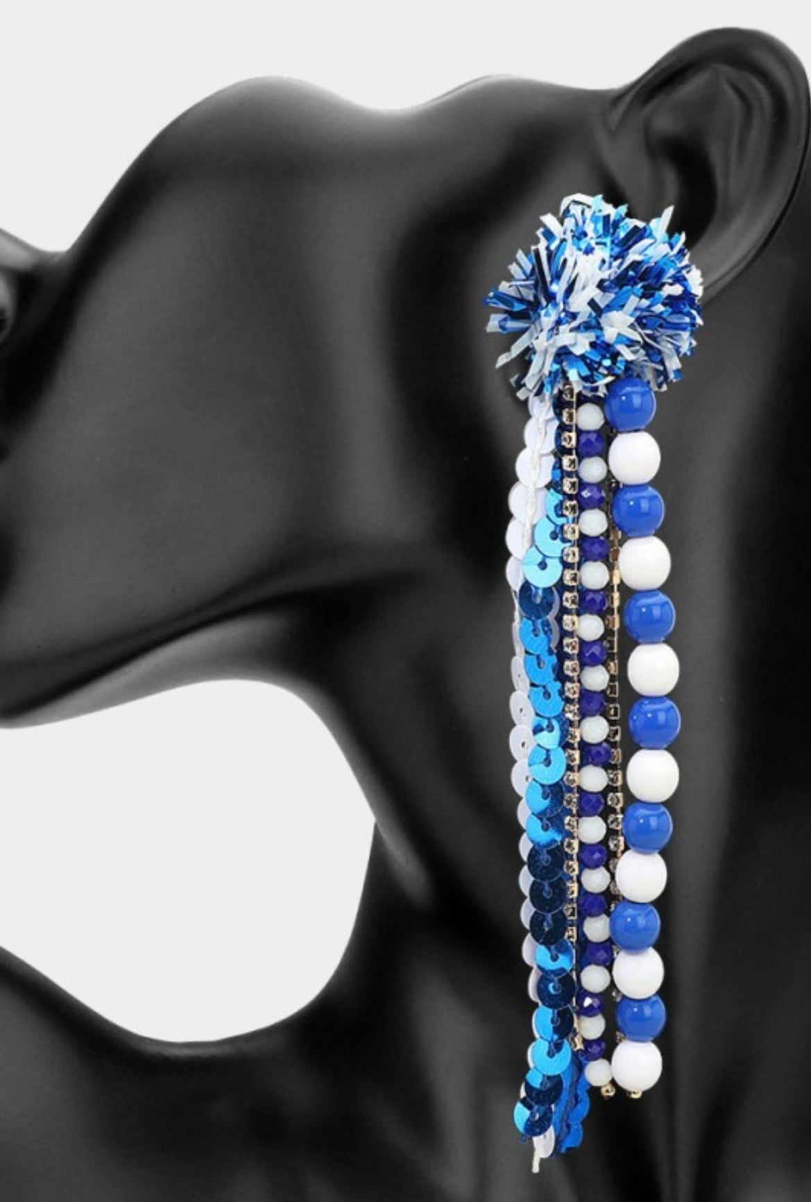 Homecoming mum earrings