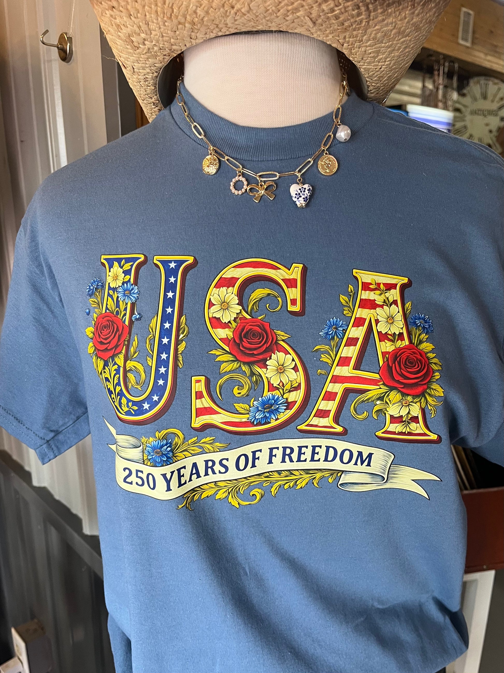 USA 250 tee