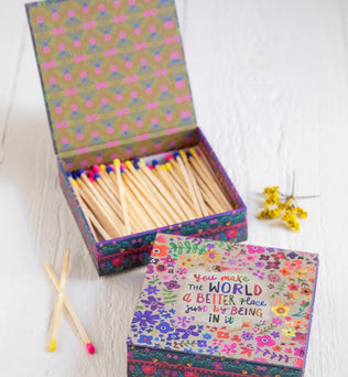 Matches 4in decorative box
