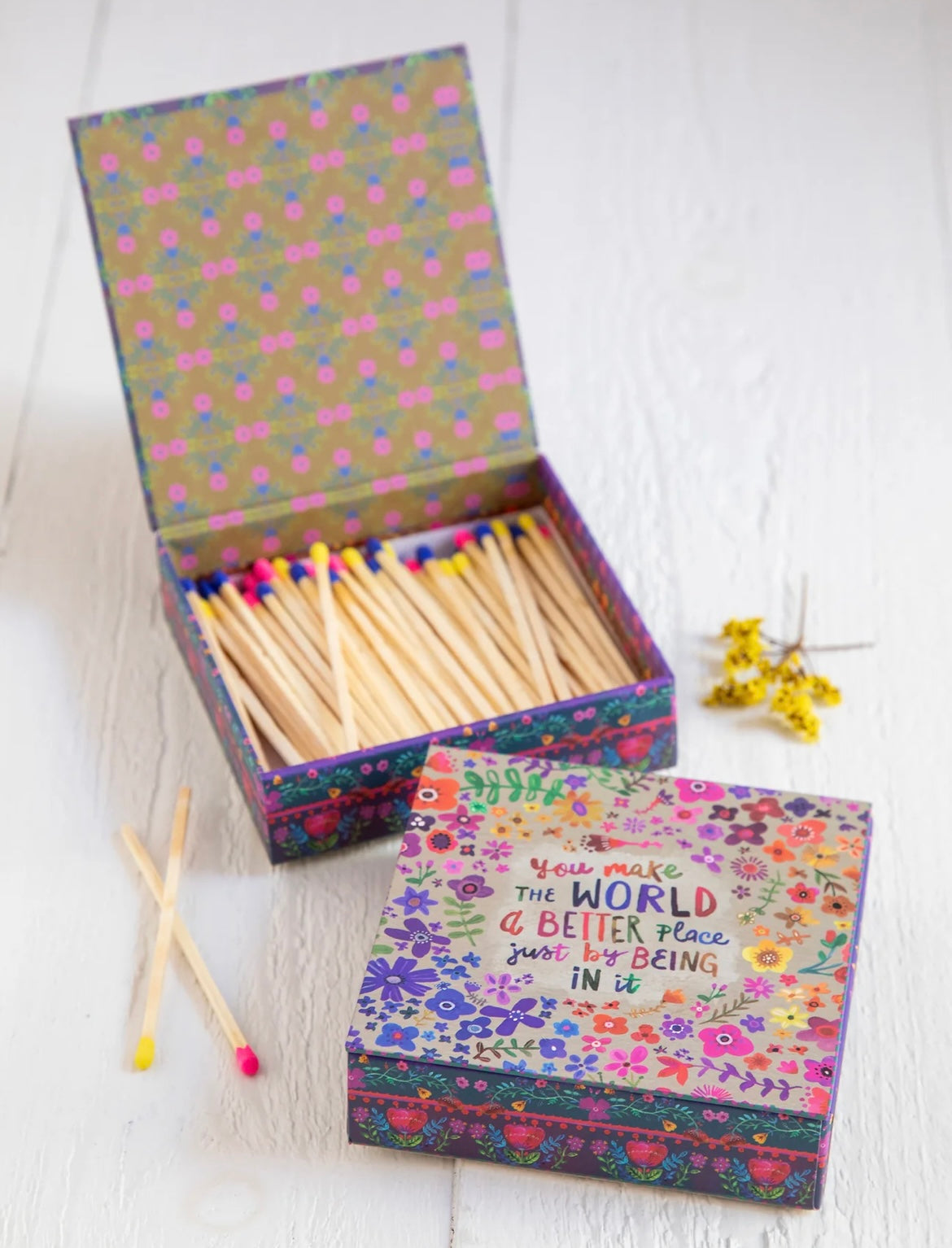Matches 4in decorative box