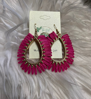 Raffia Earrings
