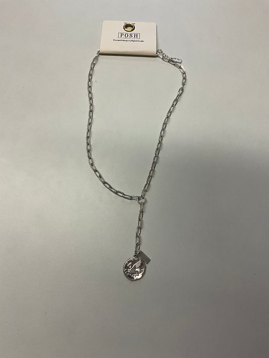 Silver coin necklace