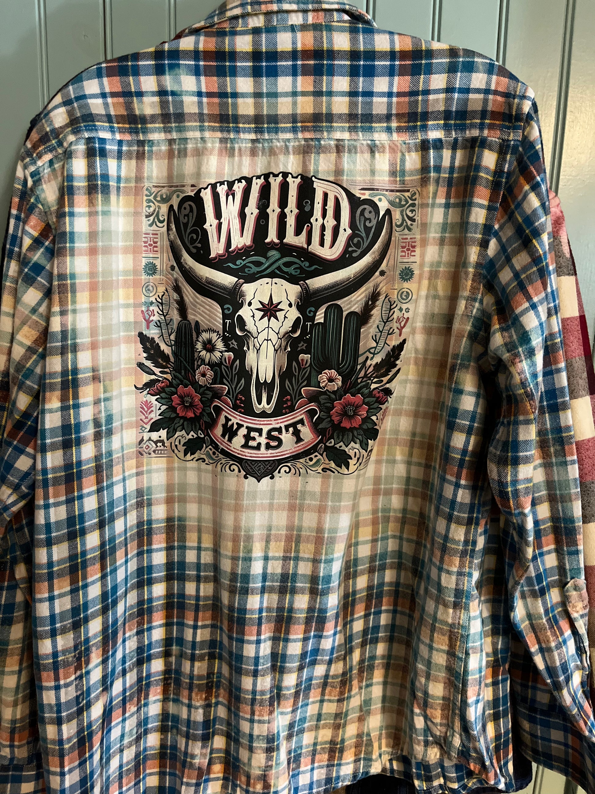 Vintage flannel tops