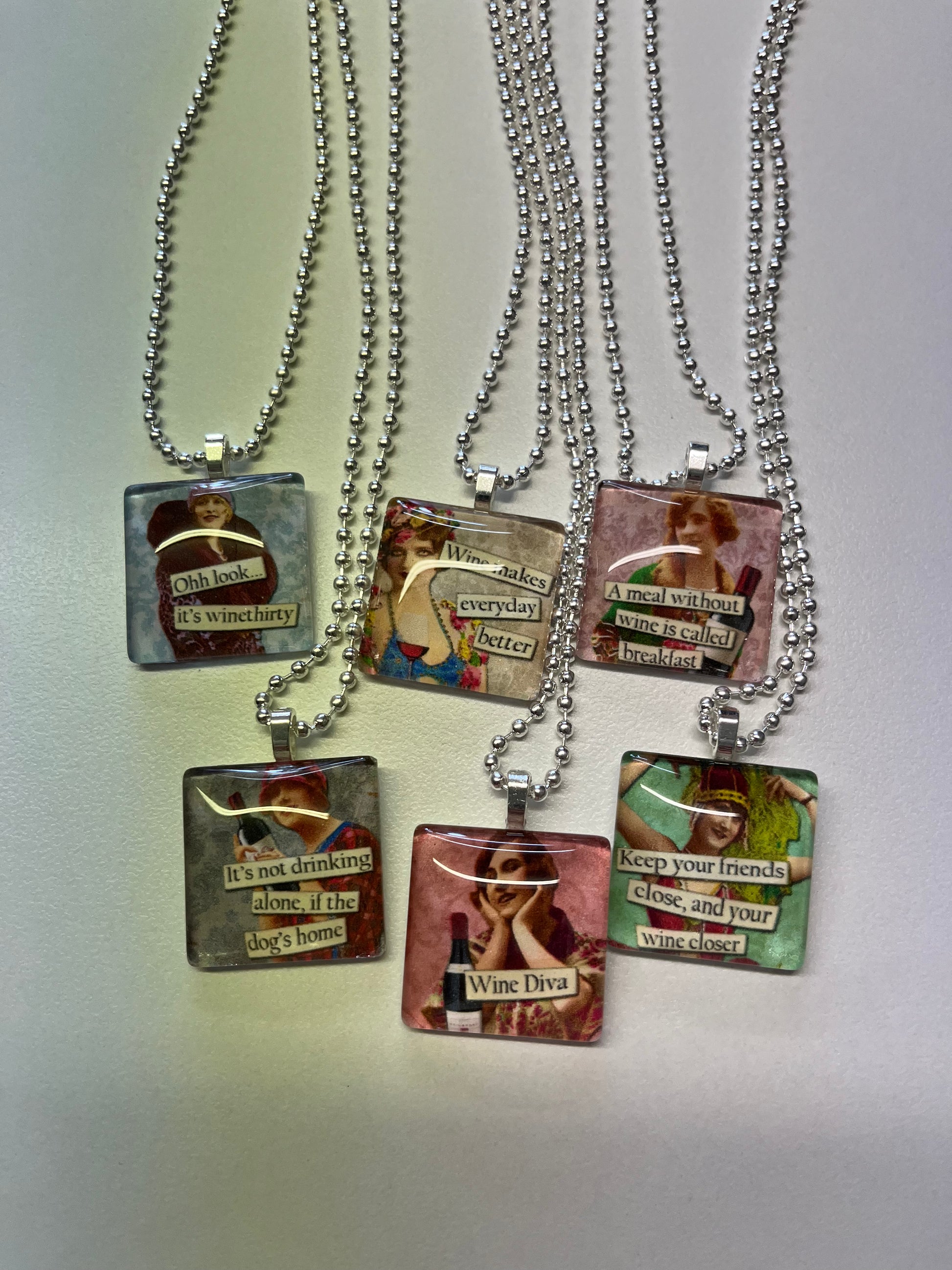 Vintage Quote Necklaces