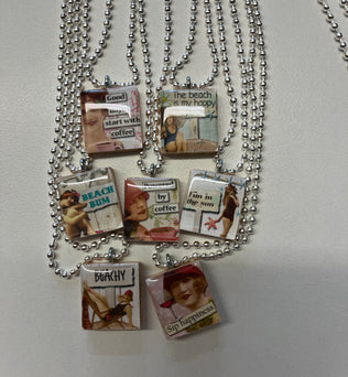 Vintage Quote Necklaces