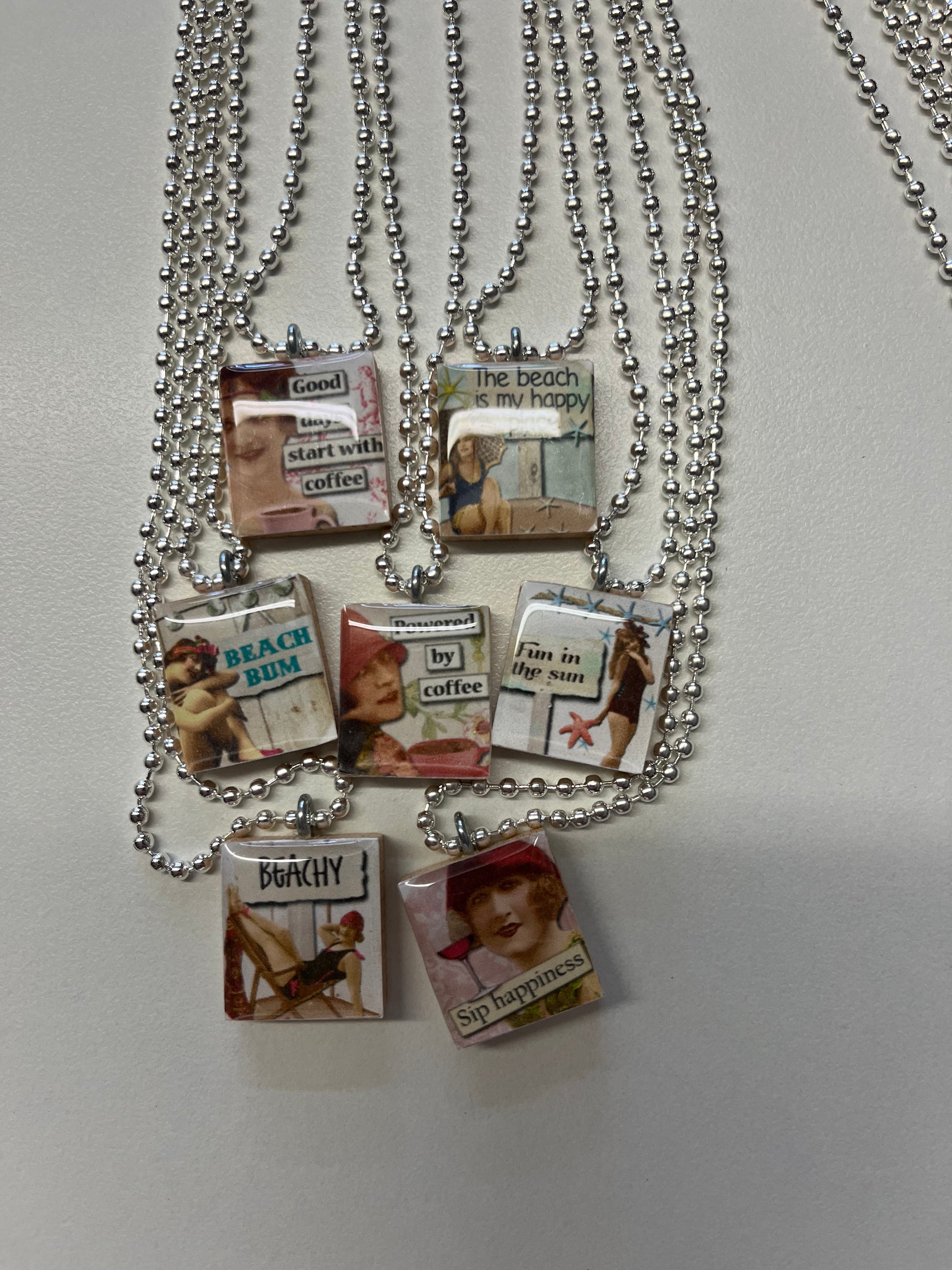 Vintage Quote Necklaces
