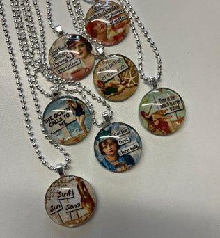 Vintage Quote Necklaces