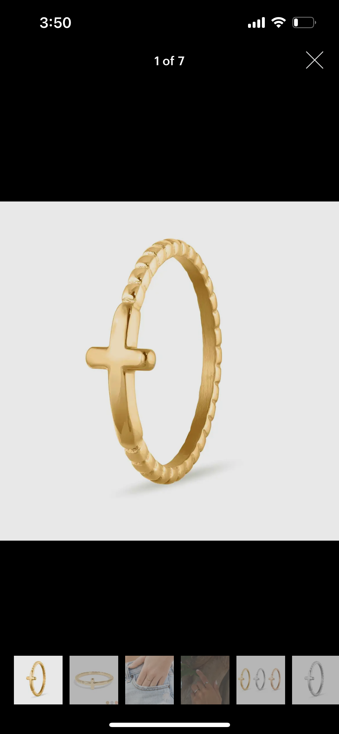 Cross ring