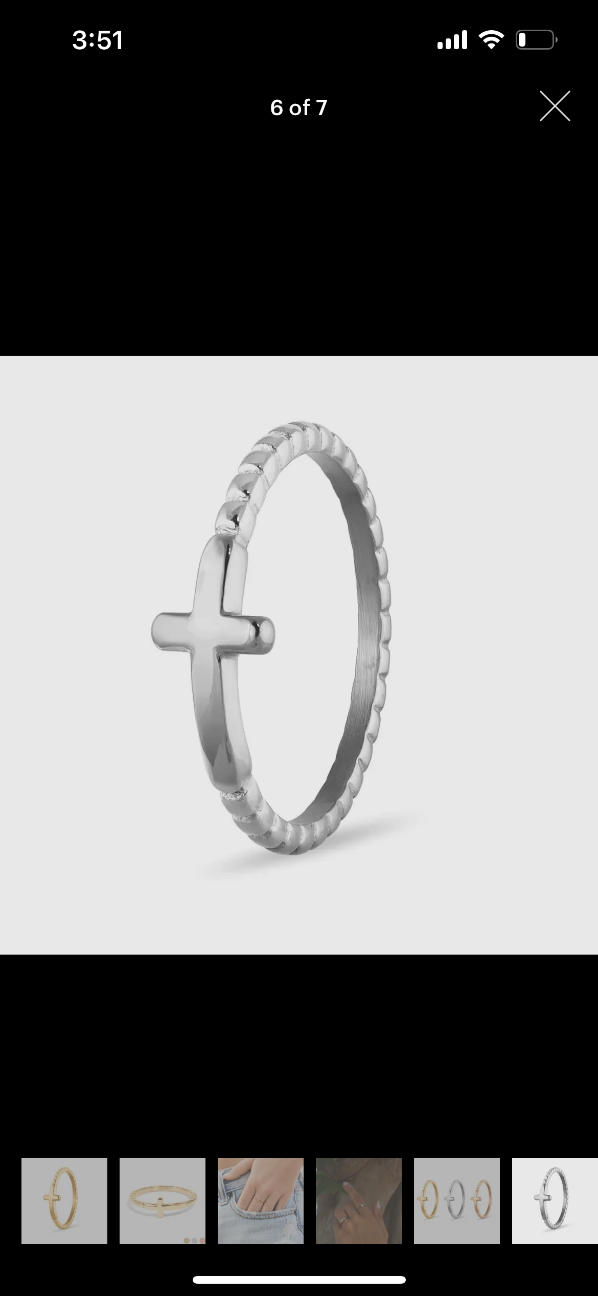 Cross ring