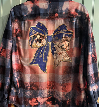 Vintage flannel tops