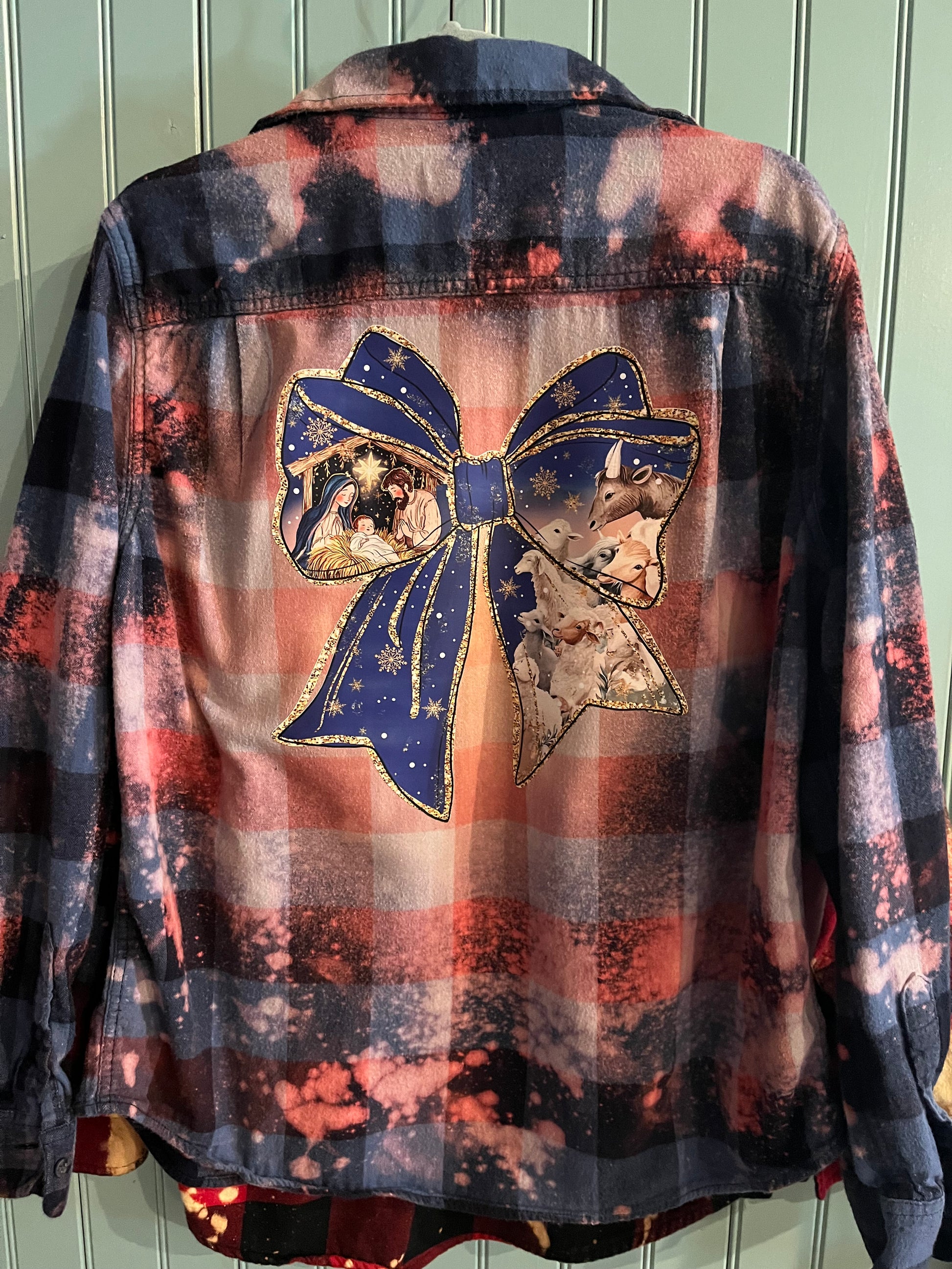 Vintage flannel tops